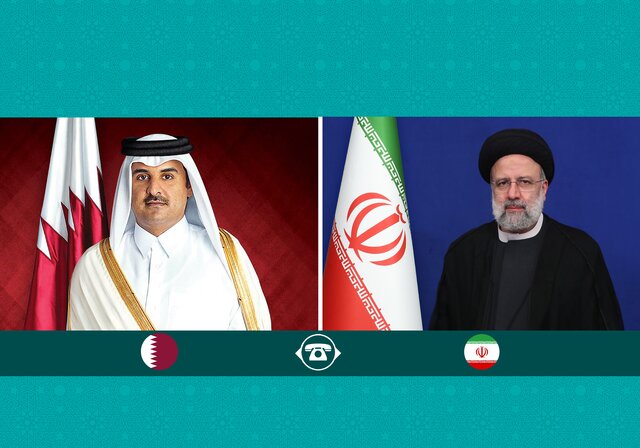 گفتگوی تلفنی رئیس‌جمهوری با امیر قطر